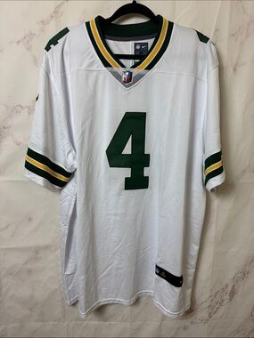 Nike Brett Favre #4 Green Bay Packers NFL Jersey Men's Medium